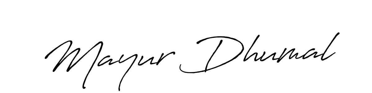 if you are searching for the best signature style for your name Mayur Dhumal. so please give up your signature search. here we have designed multiple signature styles  using Antro_Vectra_Bolder. Mayur Dhumal signature style 7 images and pictures png