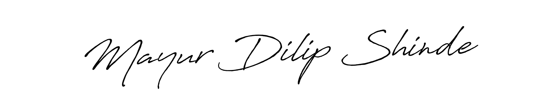 Also we have Mayur Dilip Shinde name is the best signature style. Create professional handwritten signature collection using Antro_Vectra_Bolder autograph style. Mayur Dilip Shinde signature style 7 images and pictures png