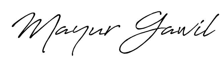 Also You can easily find your signature by using the search form. We will create Mayur Gawil name handwritten signature images for you free of cost using Antro_Vectra_Bolder sign style. Mayur Gawil signature style 7 images and pictures png
