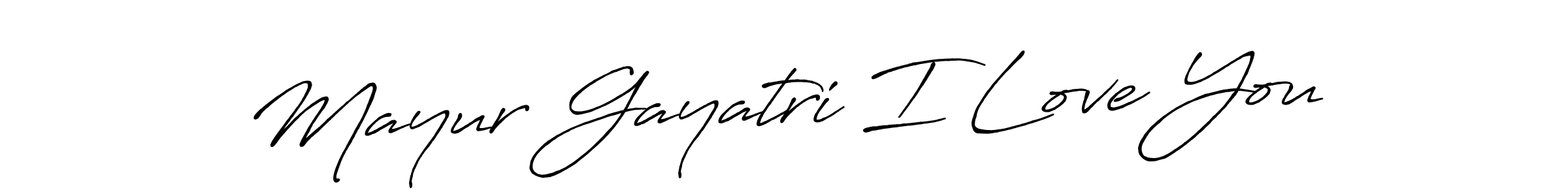 It looks lik you need a new signature style for name Mayur Gayatri I Love You. Design unique handwritten (Antro_Vectra_Bolder) signature with our free signature maker in just a few clicks. Mayur Gayatri I Love You signature style 7 images and pictures png
