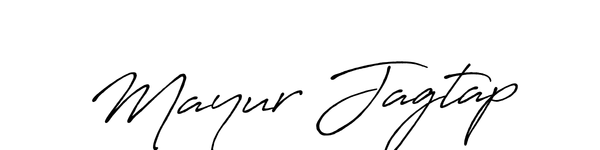 The best way (Antro_Vectra_Bolder) to make a short signature is to pick only two or three words in your name. The name Mayur Jagtap include a total of six letters. For converting this name. Mayur Jagtap signature style 7 images and pictures png