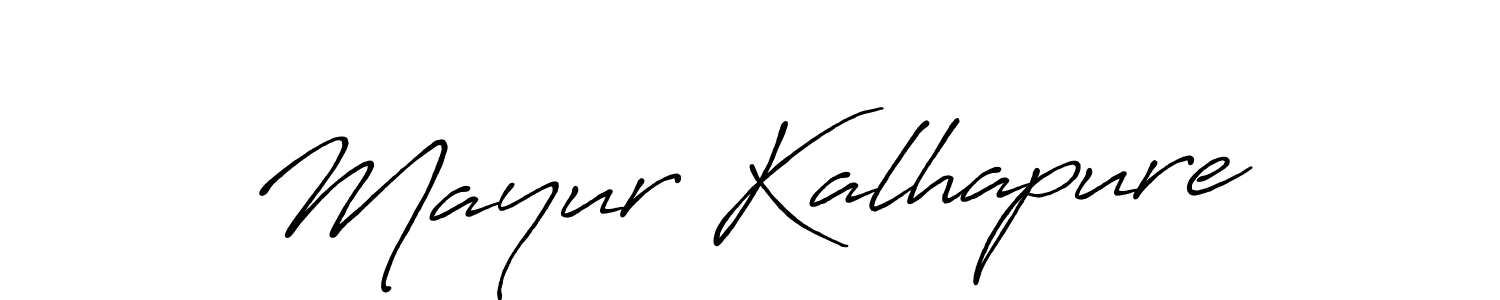 Mayur Kalhapure stylish signature style. Best Handwritten Sign (Antro_Vectra_Bolder) for my name. Handwritten Signature Collection Ideas for my name Mayur Kalhapure. Mayur Kalhapure signature style 7 images and pictures png