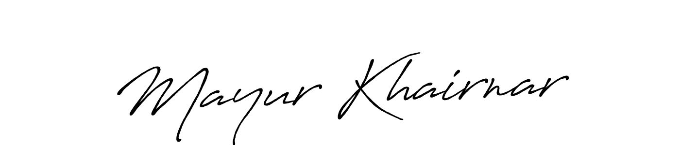 Similarly Antro_Vectra_Bolder is the best handwritten signature design. Signature creator online .You can use it as an online autograph creator for name Mayur Khairnar. Mayur Khairnar signature style 7 images and pictures png