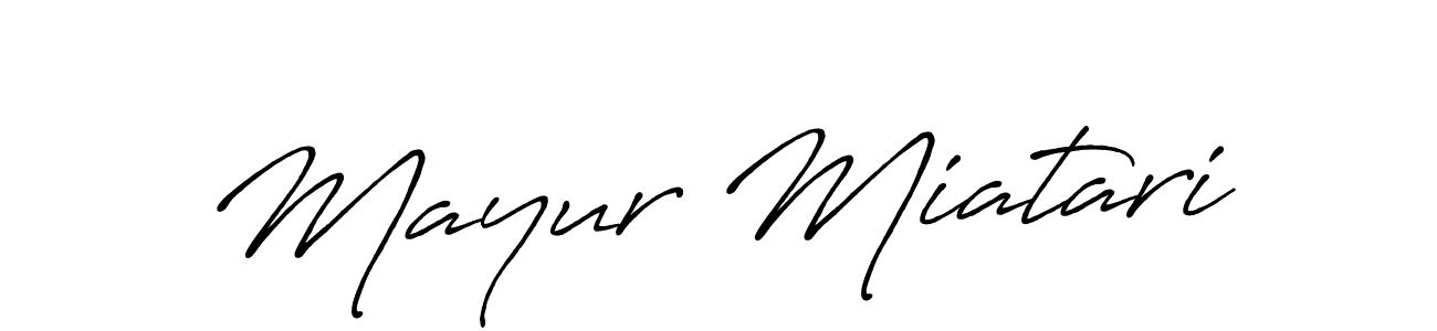 Once you've used our free online signature maker to create your best signature Antro_Vectra_Bolder style, it's time to enjoy all of the benefits that Mayur Miatari name signing documents. Mayur Miatari signature style 7 images and pictures png