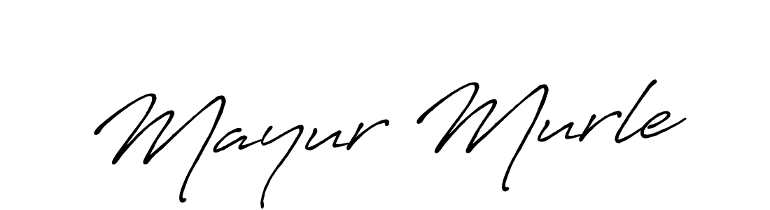 How to make Mayur Murle signature? Antro_Vectra_Bolder is a professional autograph style. Create handwritten signature for Mayur Murle name. Mayur Murle signature style 7 images and pictures png