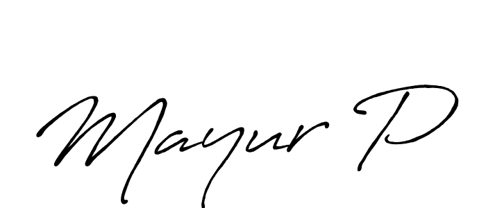 Antro_Vectra_Bolder is a professional signature style that is perfect for those who want to add a touch of class to their signature. It is also a great choice for those who want to make their signature more unique. Get Mayur P name to fancy signature for free. Mayur P signature style 7 images and pictures png