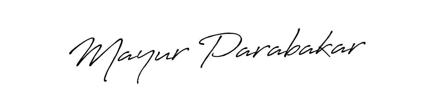 Once you've used our free online signature maker to create your best signature Antro_Vectra_Bolder style, it's time to enjoy all of the benefits that Mayur Parabakar name signing documents. Mayur Parabakar signature style 7 images and pictures png