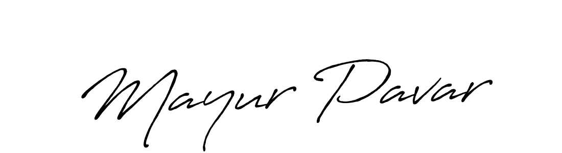 if you are searching for the best signature style for your name Mayur Pavar. so please give up your signature search. here we have designed multiple signature styles  using Antro_Vectra_Bolder. Mayur Pavar signature style 7 images and pictures png