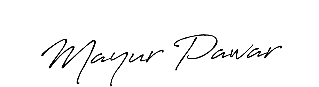 Also we have Mayur Pawar name is the best signature style. Create professional handwritten signature collection using Antro_Vectra_Bolder autograph style. Mayur Pawar signature style 7 images and pictures png