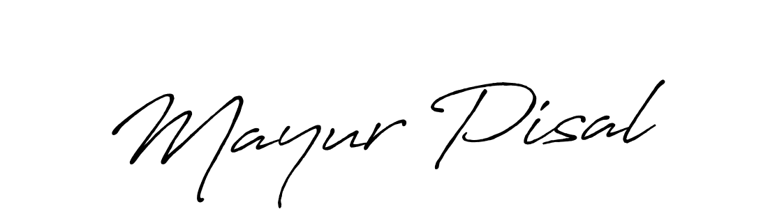 Also You can easily find your signature by using the search form. We will create Mayur Pisal name handwritten signature images for you free of cost using Antro_Vectra_Bolder sign style. Mayur Pisal signature style 7 images and pictures png