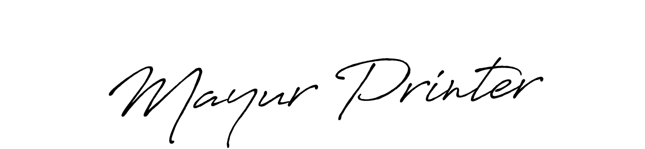 Best and Professional Signature Style for Mayur Printer. Antro_Vectra_Bolder Best Signature Style Collection. Mayur Printer signature style 7 images and pictures png