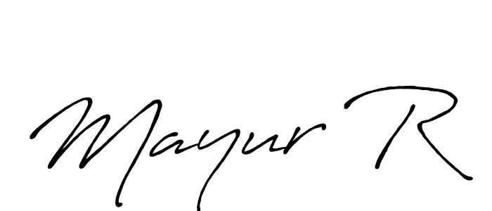 This is the best signature style for the Mayur R name. Also you like these signature font (Antro_Vectra_Bolder). Mix name signature. Mayur R signature style 7 images and pictures png