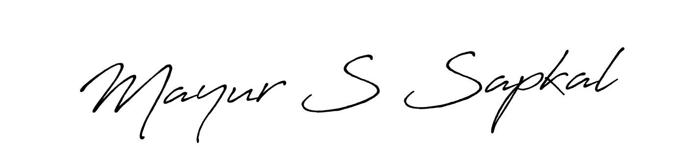 This is the best signature style for the Mayur S Sapkal name. Also you like these signature font (Antro_Vectra_Bolder). Mix name signature. Mayur S Sapkal signature style 7 images and pictures png