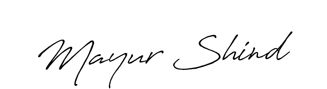 How to make Mayur Shind signature? Antro_Vectra_Bolder is a professional autograph style. Create handwritten signature for Mayur Shind name. Mayur Shind signature style 7 images and pictures png