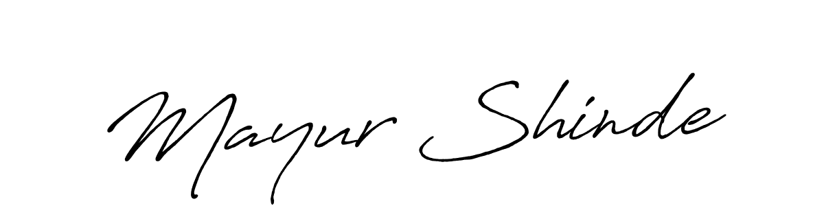 Use a signature maker to create a handwritten signature online. With this signature software, you can design (Antro_Vectra_Bolder) your own signature for name Mayur Shinde. Mayur Shinde signature style 7 images and pictures png