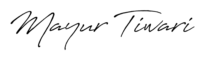Create a personalized artistic stamp with Mayur Tiwari in Antro_Vectra_Bolder font. Perfect for visual artists, designers, and influencers. Mayur Tiwari signature style 7 images and pictures png