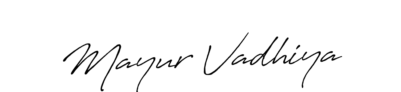 if you are searching for the best signature style for your name Mayur Vadhiya. so please give up your signature search. here we have designed multiple signature styles  using Antro_Vectra_Bolder. Mayur Vadhiya signature style 7 images and pictures png