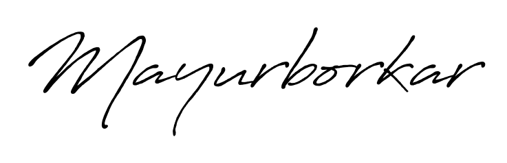 Design your own signature with our free online signature maker. With this signature software, you can create a handwritten (Antro_Vectra_Bolder) signature for name Mayurborkar. Mayurborkar signature style 7 images and pictures png