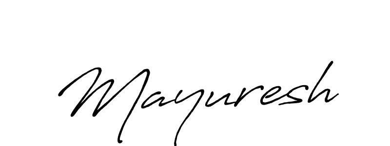 Design your own signature with our free online signature maker. With this signature software, you can create a handwritten (Antro_Vectra_Bolder) signature for name Mayuresh. Mayuresh signature style 7 images and pictures png