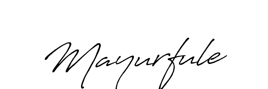 Also we have Mayurfule name is the best signature style. Create professional handwritten signature collection using Antro_Vectra_Bolder autograph style. Mayurfule signature style 7 images and pictures png