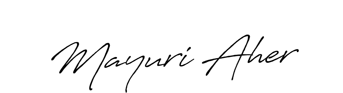 You can use this online signature creator to create a handwritten signature for the name Mayuri Aher. This is the best online autograph maker. Mayuri Aher signature style 7 images and pictures png