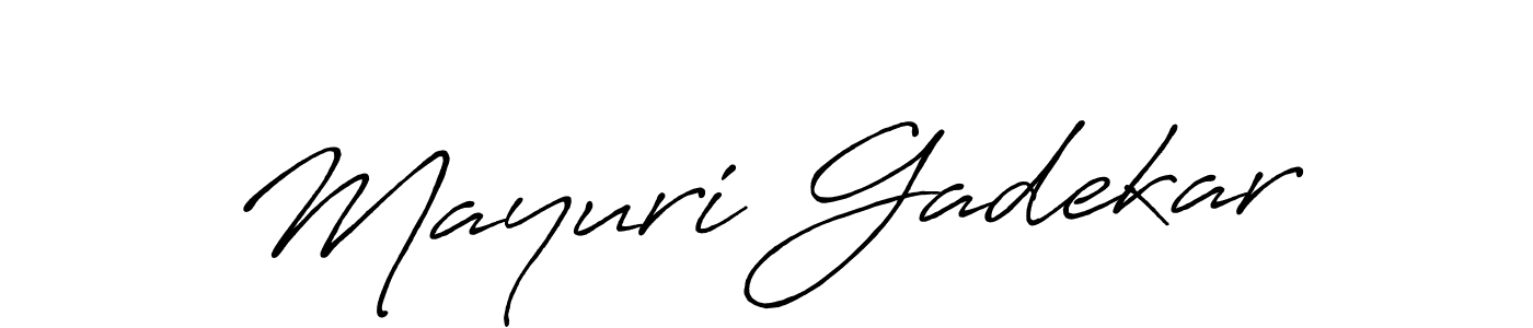 Also You can easily find your signature by using the search form. We will create Mayuri Gadekar name handwritten signature images for you free of cost using Antro_Vectra_Bolder sign style. Mayuri Gadekar signature style 7 images and pictures png