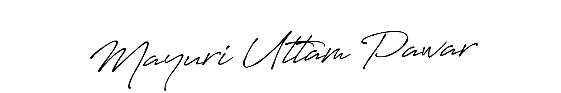 Also You can easily find your signature by using the search form. We will create Mayuri Uttam Pawar name handwritten signature images for you free of cost using Antro_Vectra_Bolder sign style. Mayuri Uttam Pawar signature style 7 images and pictures png