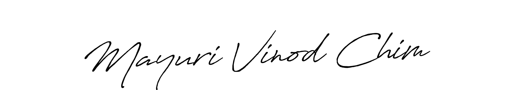 You can use this online signature creator to create a handwritten signature for the name Mayuri Vinod Chim. This is the best online autograph maker. Mayuri Vinod Chim signature style 7 images and pictures png