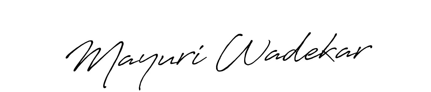 Once you've used our free online signature maker to create your best signature Antro_Vectra_Bolder style, it's time to enjoy all of the benefits that Mayuri Wadekar name signing documents. Mayuri Wadekar signature style 7 images and pictures png
