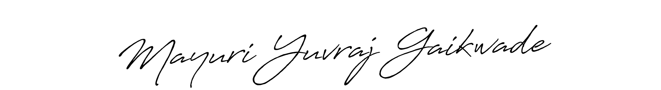 Also You can easily find your signature by using the search form. We will create Mayuri Yuvraj Gaikwade name handwritten signature images for you free of cost using Antro_Vectra_Bolder sign style. Mayuri Yuvraj Gaikwade signature style 7 images and pictures png