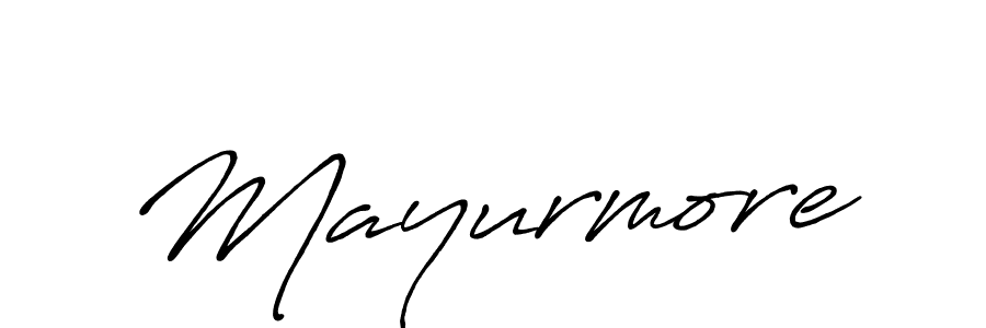 Use a signature maker to create a handwritten signature online. With this signature software, you can design (Antro_Vectra_Bolder) your own signature for name Mayurmore. Mayurmore signature style 7 images and pictures png