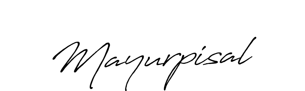 Mayurpisal stylish signature style. Best Handwritten Sign (Antro_Vectra_Bolder) for my name. Handwritten Signature Collection Ideas for my name Mayurpisal. Mayurpisal signature style 7 images and pictures png