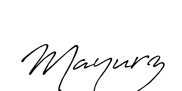 How to make Mayurz signature? Antro_Vectra_Bolder is a professional autograph style. Create handwritten signature for Mayurz name. Mayurz signature style 7 images and pictures png