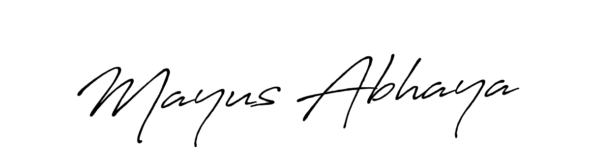 It looks lik you need a new signature style for name Mayus Abhaya. Design unique handwritten (Antro_Vectra_Bolder) signature with our free signature maker in just a few clicks. Mayus Abhaya signature style 7 images and pictures png