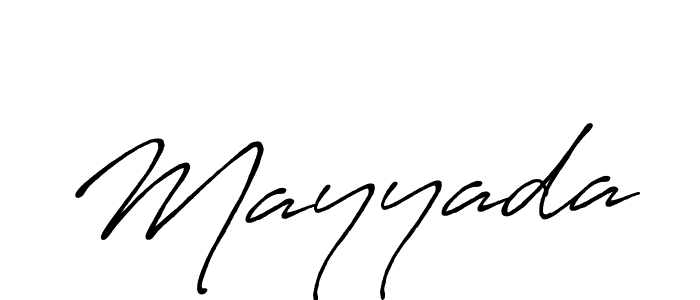Mayyada stylish signature style. Best Handwritten Sign (Antro_Vectra_Bolder) for my name. Handwritten Signature Collection Ideas for my name Mayyada. Mayyada signature style 7 images and pictures png