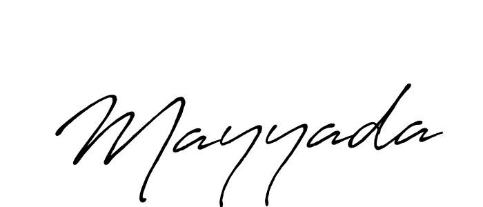 Mayyada stylish signature style. Best Handwritten Sign (Antro_Vectra_Bolder) for my name. Handwritten Signature Collection Ideas for my name Mayyada. Mayyada signature style 7 images and pictures png