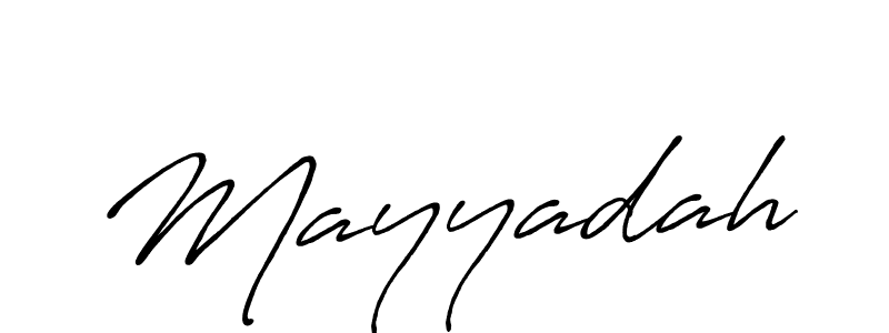 Antro_Vectra_Bolder is a professional signature style that is perfect for those who want to add a touch of class to their signature. It is also a great choice for those who want to make their signature more unique. Get Mayyadah name to fancy signature for free. Mayyadah signature style 7 images and pictures png