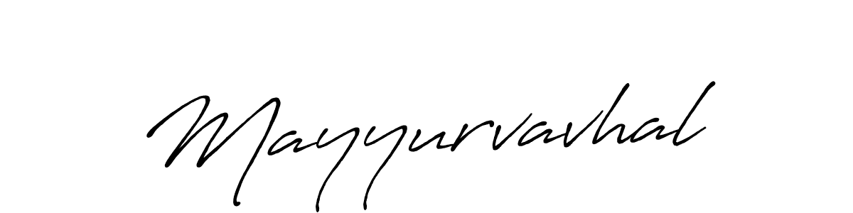 Create a beautiful signature design for name Mayyurvavhal. With this signature (Antro_Vectra_Bolder) fonts, you can make a handwritten signature for free. Mayyurvavhal signature style 7 images and pictures png