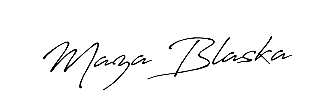 It looks lik you need a new signature style for name Maza Blaska. Design unique handwritten (Antro_Vectra_Bolder) signature with our free signature maker in just a few clicks. Maza Blaska signature style 7 images and pictures png