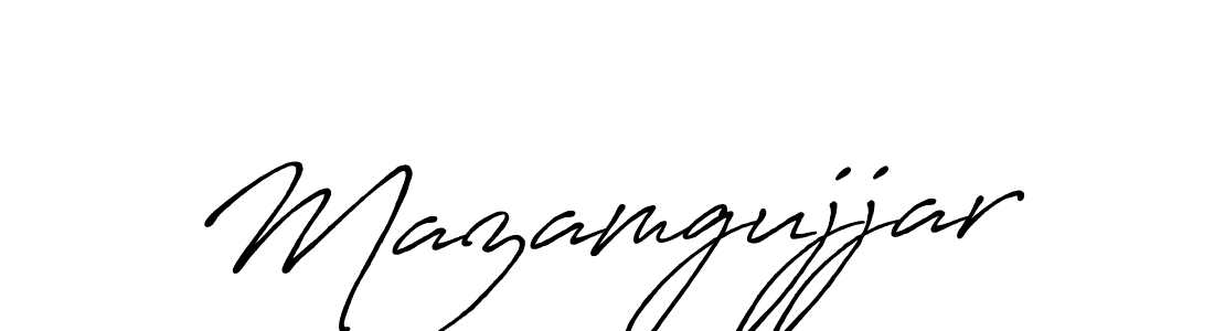 You should practise on your own different ways (Antro_Vectra_Bolder) to write your name (Mazamgujjar) in signature. don't let someone else do it for you. Mazamgujjar signature style 7 images and pictures png