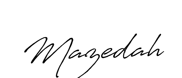 Make a beautiful signature design for name Mazedah. Use this online signature maker to create a handwritten signature for free. Mazedah signature style 7 images and pictures png