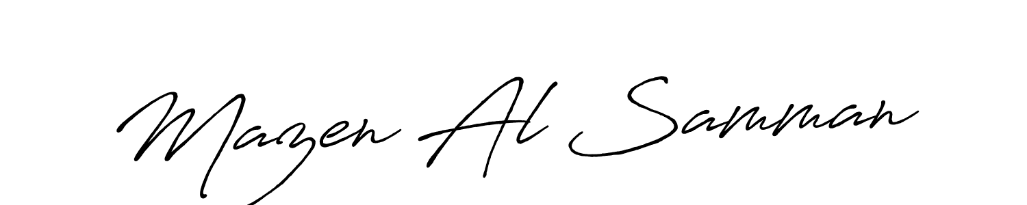 Make a beautiful signature design for name Mazen Al Samman. Use this online signature maker to create a handwritten signature for free. Mazen Al Samman signature style 7 images and pictures png