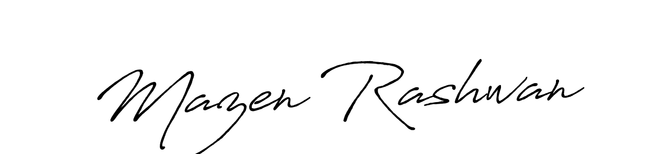 Also You can easily find your signature by using the search form. We will create Mazen Rashwan name handwritten signature images for you free of cost using Antro_Vectra_Bolder sign style. Mazen Rashwan signature style 7 images and pictures png