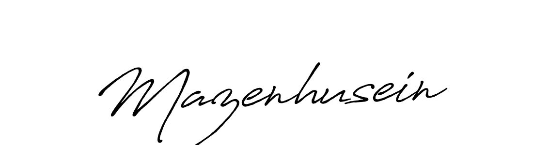 Make a beautiful signature design for name Mazenhusein. Use this online signature maker to create a handwritten signature for free. Mazenhusein signature style 7 images and pictures png