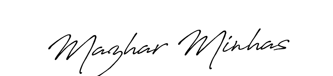Here are the top 10 professional signature styles for the name Mazhar Minhas. These are the best autograph styles you can use for your name. Mazhar Minhas signature style 7 images and pictures png