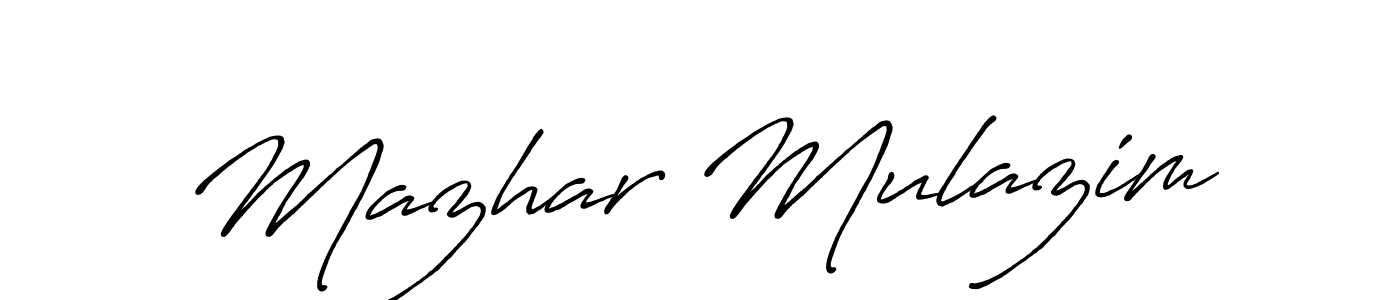 How to Draw Mazhar Mulazim signature style? Antro_Vectra_Bolder is a latest design signature styles for name Mazhar Mulazim. Mazhar Mulazim signature style 7 images and pictures png