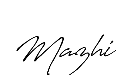 How to make Mazhi signature? Antro_Vectra_Bolder is a professional autograph style. Create handwritten signature for Mazhi name. Mazhi signature style 7 images and pictures png