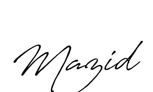 Similarly Antro_Vectra_Bolder is the best handwritten signature design. Signature creator online .You can use it as an online autograph creator for name Mazid. Mazid signature style 7 images and pictures png