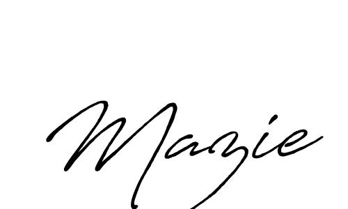 It looks lik you need a new signature style for name Mazie. Design unique handwritten (Antro_Vectra_Bolder) signature with our free signature maker in just a few clicks. Mazie signature style 7 images and pictures png