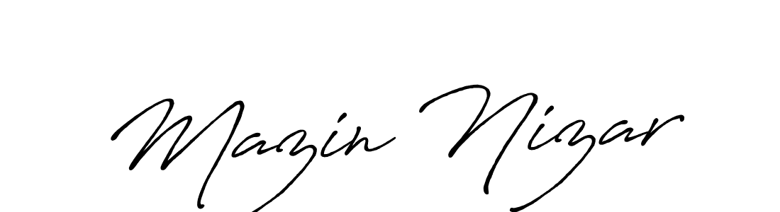 Similarly Antro_Vectra_Bolder is the best handwritten signature design. Signature creator online .You can use it as an online autograph creator for name Mazin Nizar. Mazin Nizar signature style 7 images and pictures png
